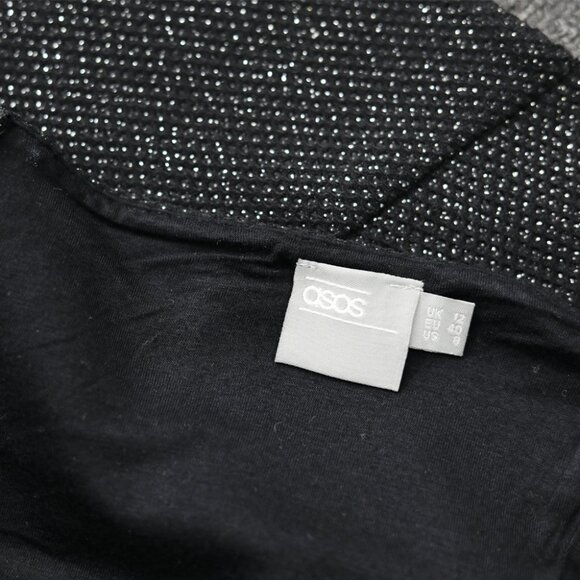 ASOS Sparkle Cropped Corset Top | Party Glam | Trendy Night Outwear - Picture 3 of 4